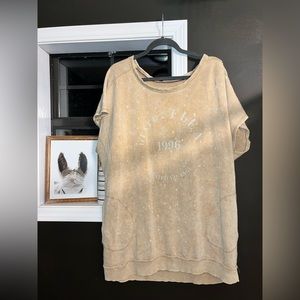 Anthro/Pilcro Mustard Tunic